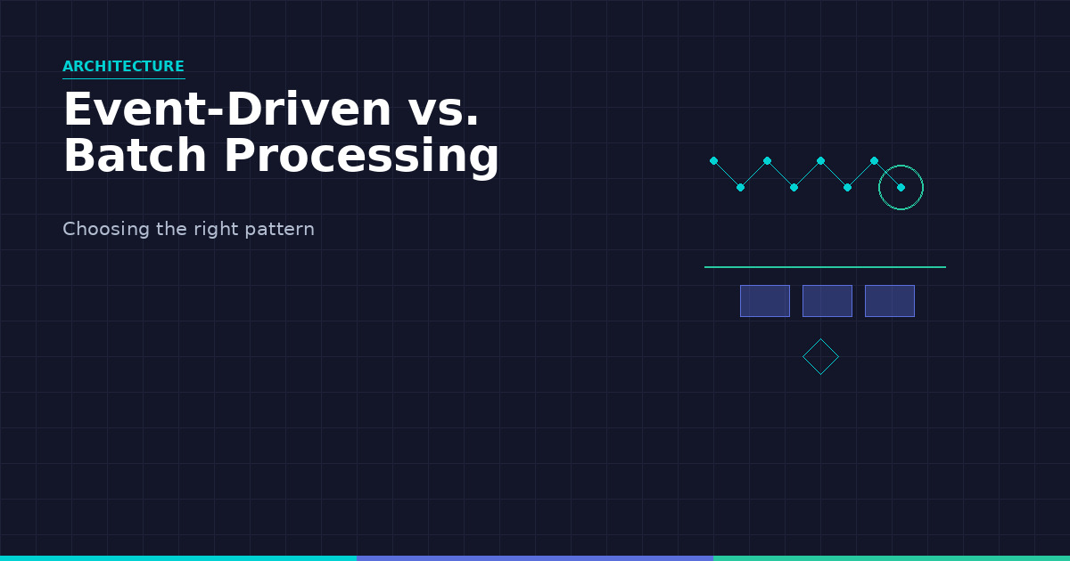 Event-Driven vs. Batch Processing in Payment Systems: When Each Makes Sense