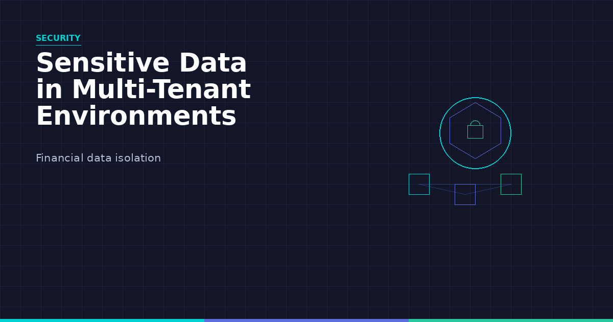 Handling Sensitive Financial Data in Multi-Tenant Environments